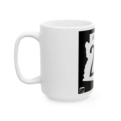 Arizona 287 1963 (Arizona) (Road Sign) White Coffee Mug - Go Mug Yourself