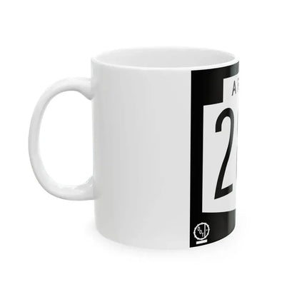 Arizona 287 1978 (Arizona) (Road Sign) White Coffee Mug - Go Mug Yourself