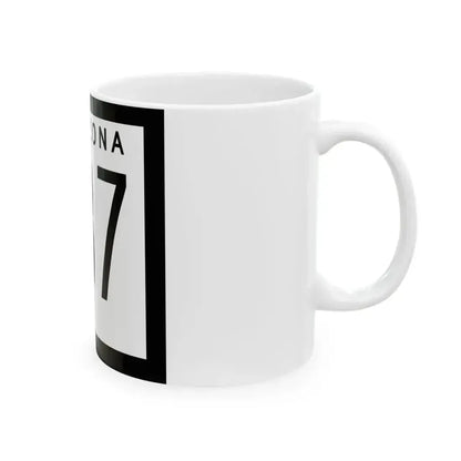 Arizona 287 1978 (Arizona) (Road Sign) White Coffee Mug - Go Mug Yourself