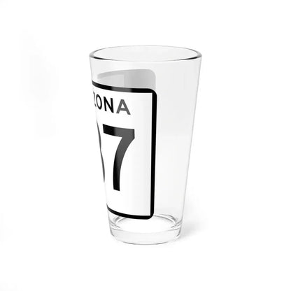 Arizona 287 (Arizona) (Road Sign) Pint Glss 16oz - Go Mug Yourself