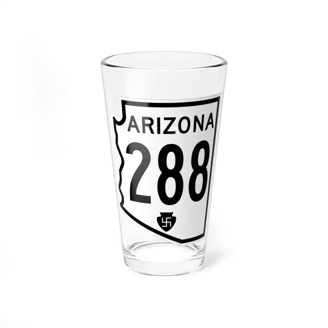 Arizona 288 1956 (Arizona) (Road Sign) Pint Glass 16oz 16oz - Go Mug Yourself