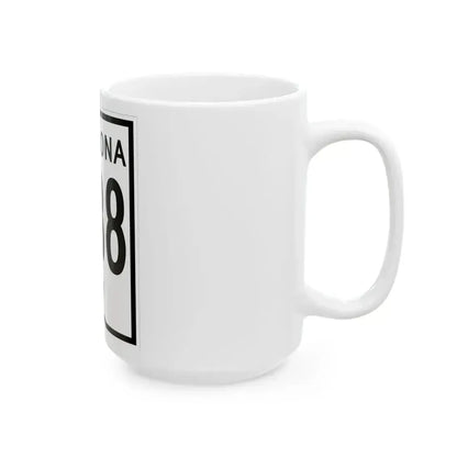 Arizona 288 1956 (Arizona) (Road Sign) White Coffee Mug - Go Mug Yourself