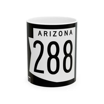 Arizona 288 1973 (Arizona) (Road Sign) White Coffee Mug 11oz - Go Mug Yourself
