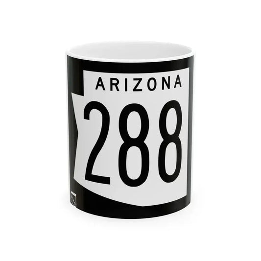 Arizona 288 1973 (Arizona) (Road Sign) White Coffee Mug 11oz - Go Mug Yourself