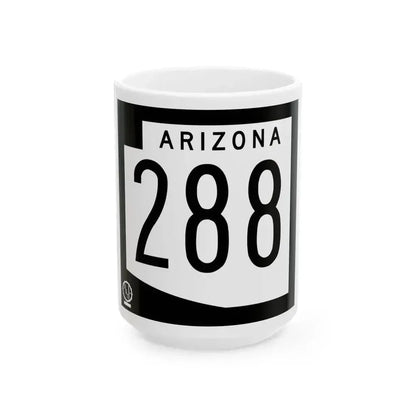 Arizona 288 1978 (Arizona) (Road Sign) White Coffee Mug 15oz - Go Mug Yourself