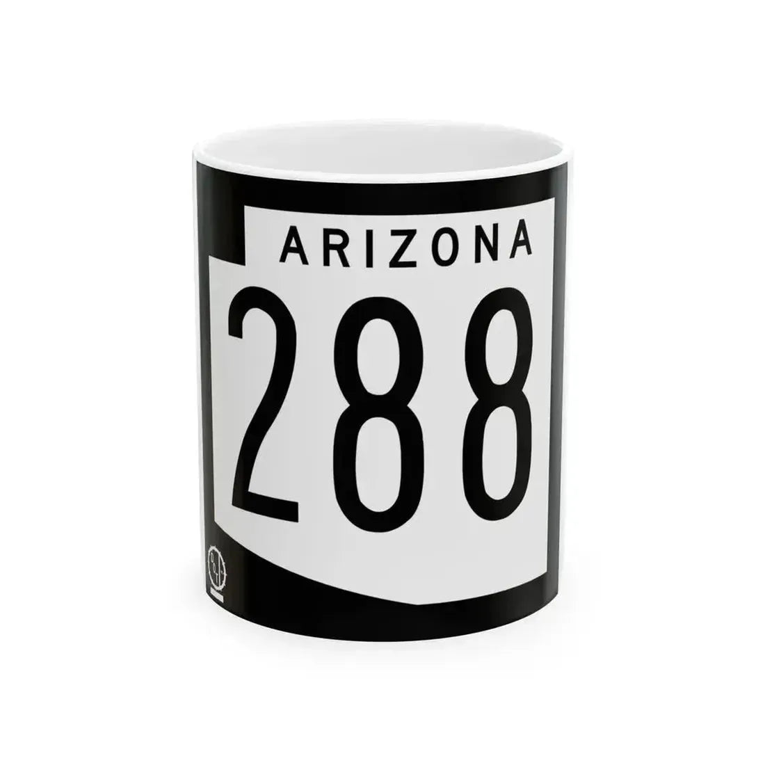 Arizona 288 1978 (Arizona) (Road Sign) White Coffee Mug - Go Mug Yourself