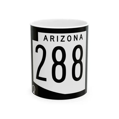 Arizona 288 1978 (Arizona) (Road Sign) White Coffee Mug - Go Mug Yourself