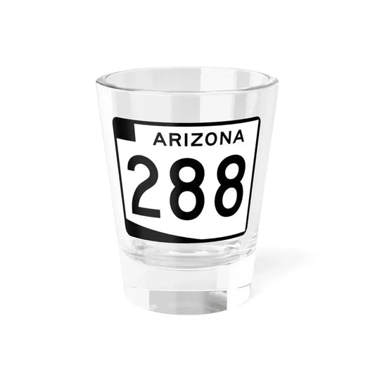 Arizona 288 (Arizona) (Road Sign) Shot Glass 1.5oz 1.5oz - Go Mug Yourself