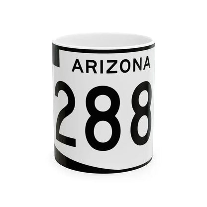Arizona 288 (Arizona) (Road Sign) White Coffee Mug 11oz - Go Mug Yourself