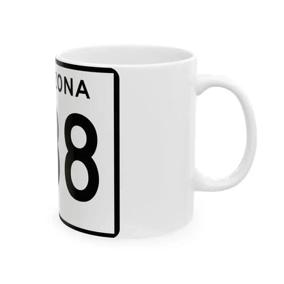 Arizona 288 (Arizona) (Road Sign) White Coffee Mug - Go Mug Yourself