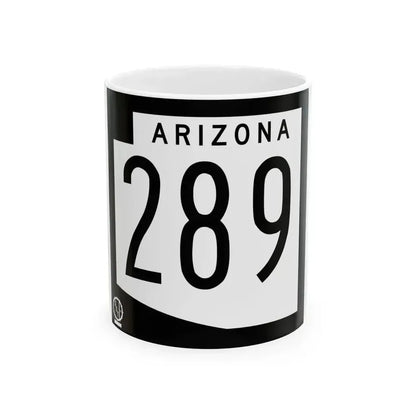 Arizona 289 1978 (Arizona) (Road Sign) White Coffee Mug 11oz - Go Mug Yourself