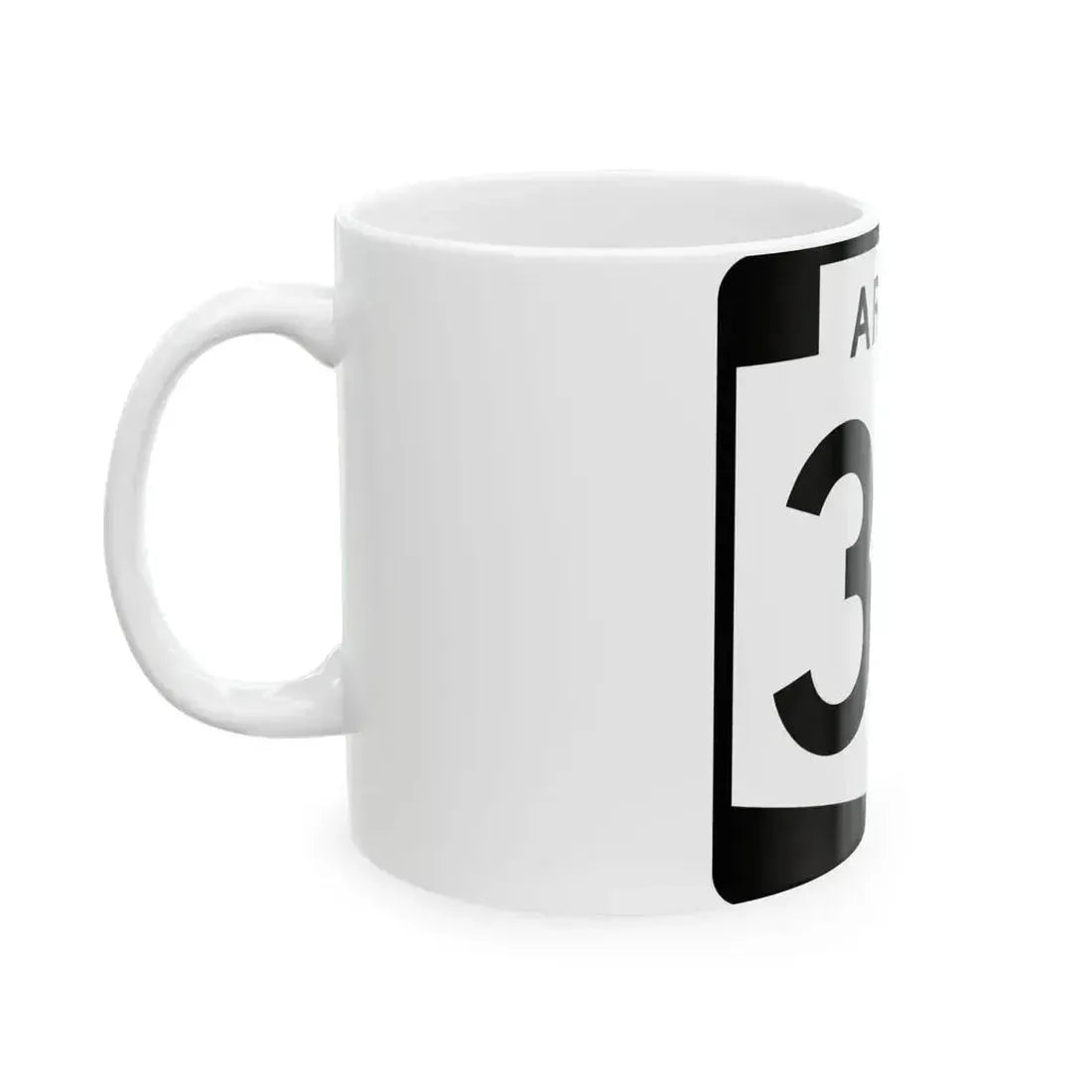 Arizona 30 (Arizona) (Road Sign) White Coffee Mug - Go Mug Yourself