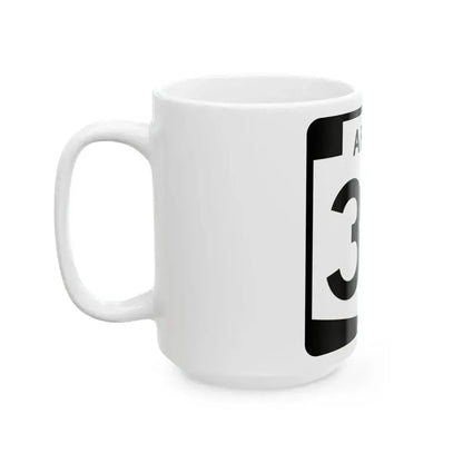 Arizona 30 (Arizona) (Road Sign) White Coffee Mug - Go Mug Yourself