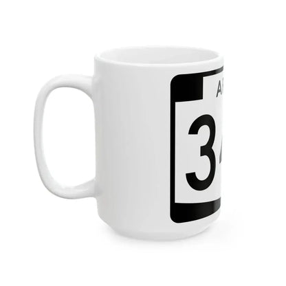 Arizona 347 (Arizona) (Road Sign) White Coffee Mug - Go Mug Yourself