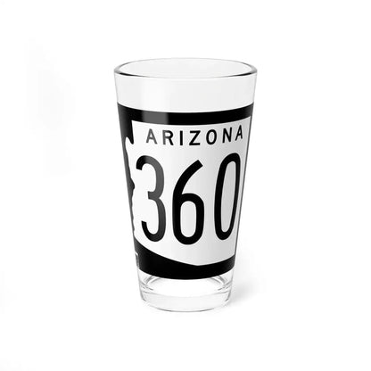 Arizona 360 1963 (Arizona) (Road Sign) Pint Glss 16oz 16oz - Go Mug Yourself