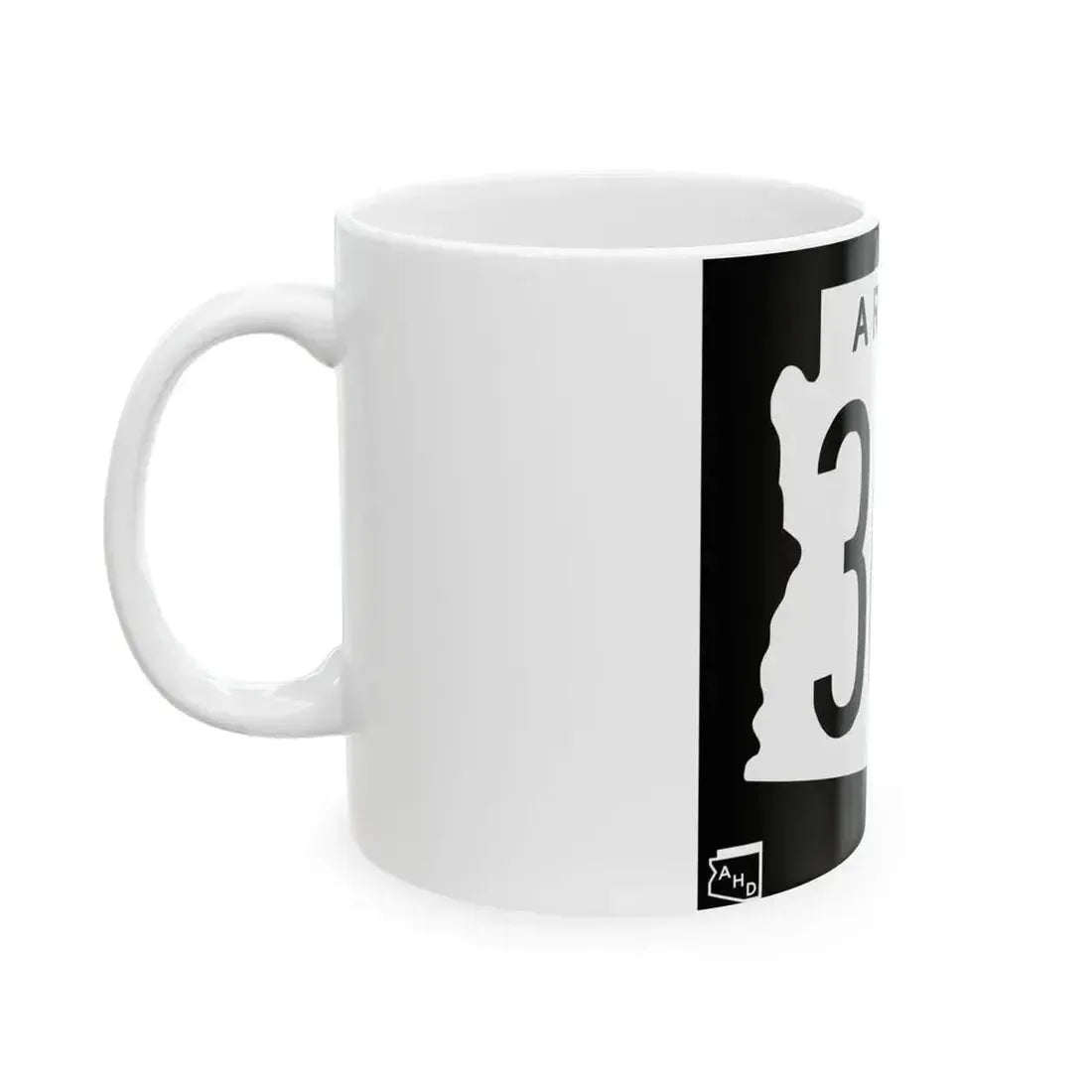 Arizona 360 1963 (Arizona) (Road Sign) White Coffee Mug - Go Mug Yourself