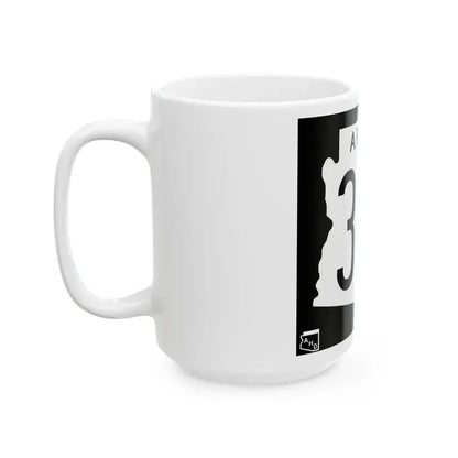 Arizona 360 1963 (Arizona) (Road Sign) White Coffee Mug - Go Mug Yourself
