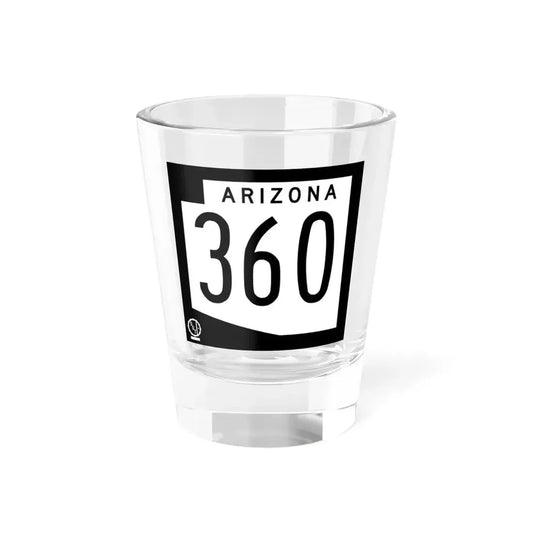 Arizona 360 1978 (Arizona) (Road Sign) Shot Glass 1.5oz 1.5oz - Go Mug Yourself