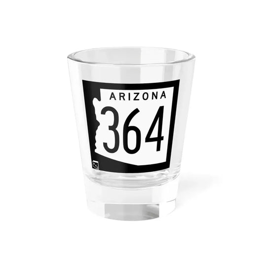Arizona 364 1963 (Arizona) (Road Sign) Shot Glass 1.5oz 1.5oz - Go Mug Yourself