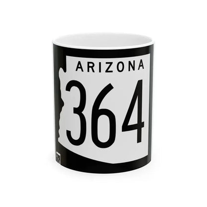 Arizona 364 1963 (Arizona) (Road Sign) White Coffee Mug 11oz - Go Mug Yourself