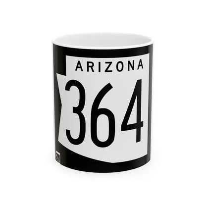 Arizona 364 1973 (Arizona) (Road Sign) White Coffee Mug 11oz - Go Mug Yourself