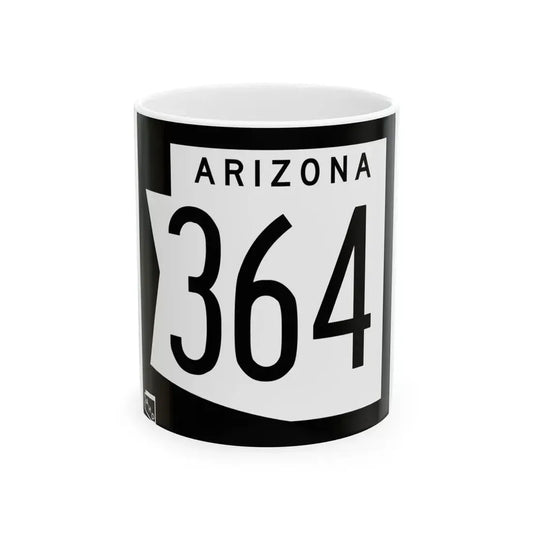 Arizona 364 1973 (Arizona) (Road Sign) White Coffee Mug 11oz - Go Mug Yourself