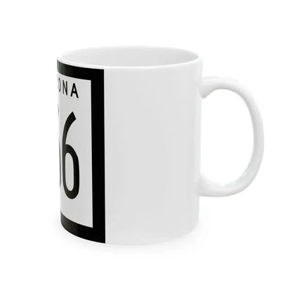 Arizona 366 1973 (Arizona) (Road Sign) White Coffee Mug - Go Mug Yourself