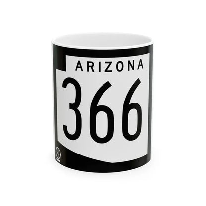 Arizona 366 1978 (Arizona) (Road Sign) White Coffee Mug 11oz - Go Mug Yourself