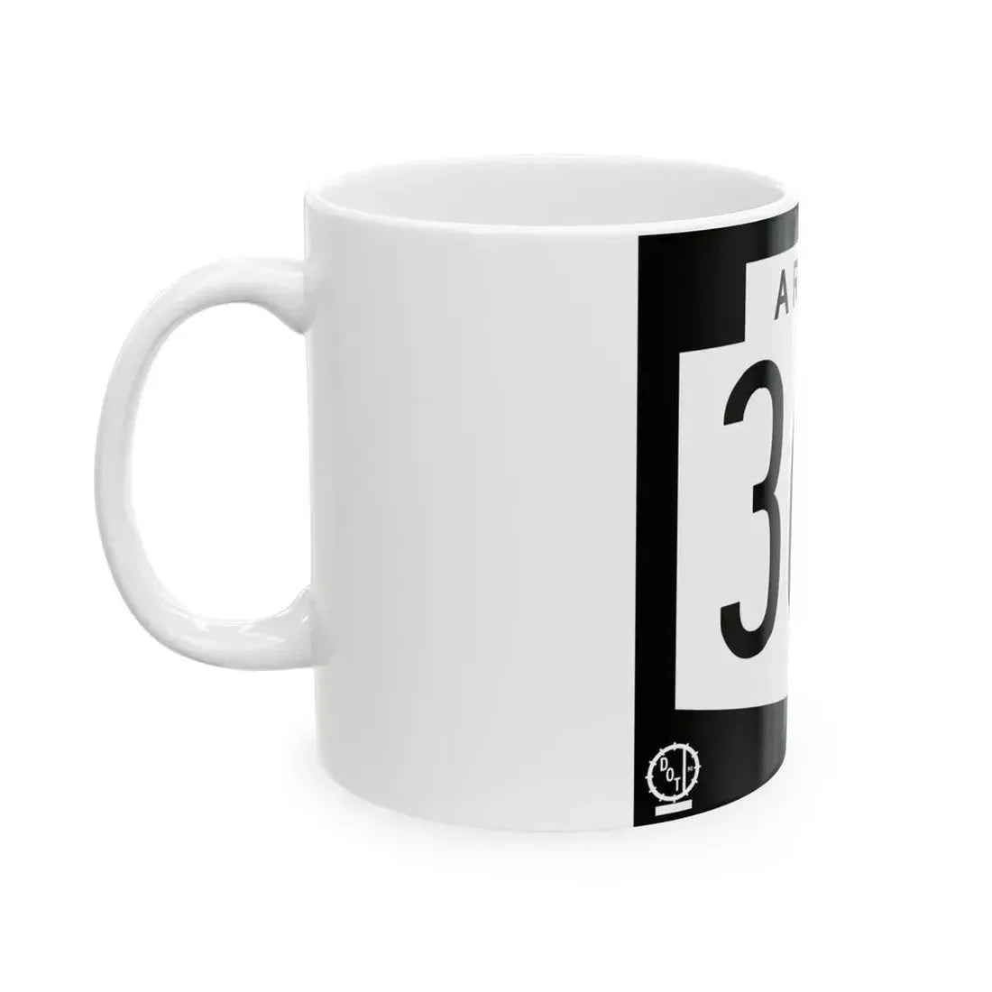 Arizona 366 1978 (Arizona) (Road Sign) White Coffee Mug - Go Mug Yourself