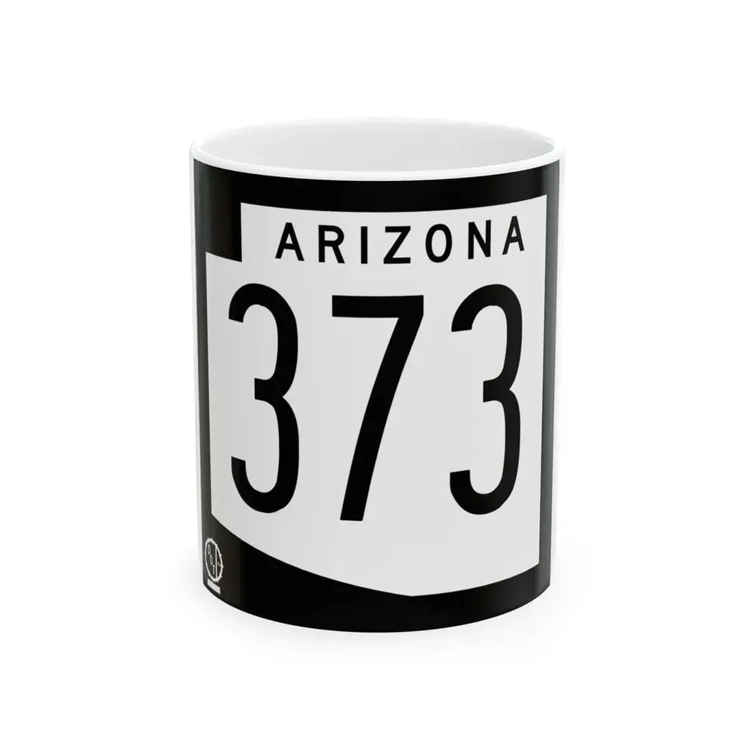Arizona 373 1978 (Arizona) (Road Sign) White Coffee Mug 11oz - Go Mug Yourself