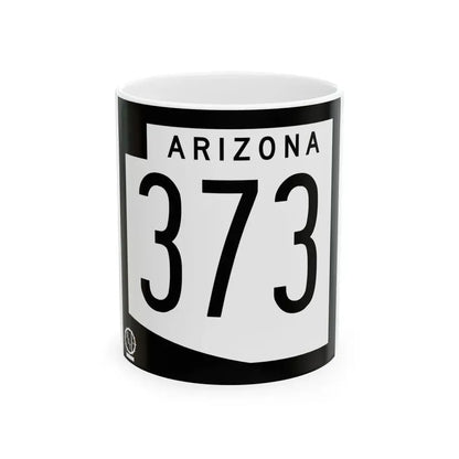 Arizona 373 1978 (Arizona) (Road Sign) White Coffee Mug 11oz - Go Mug Yourself