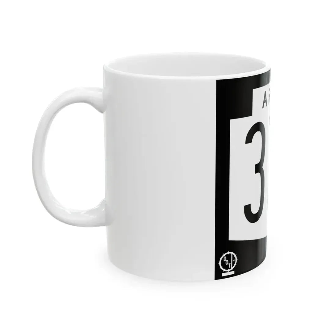 Arizona 373 1978 (Arizona) (Road Sign) White Coffee Mug - Go Mug Yourself