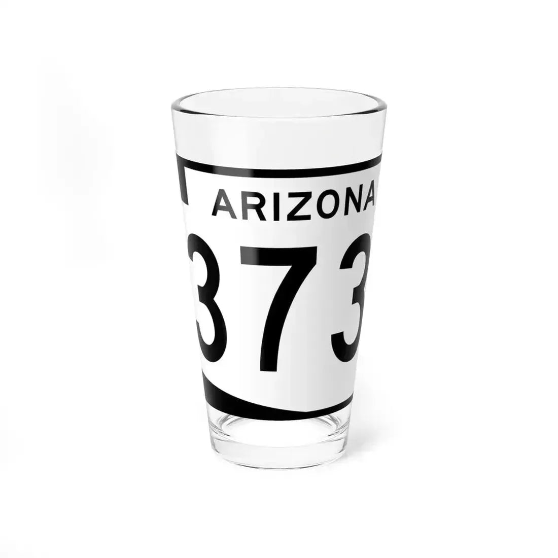 Arizona 373 (Arizona) (Road Sign) Pint Glass 16oz 16oz - Go Mug Yourself