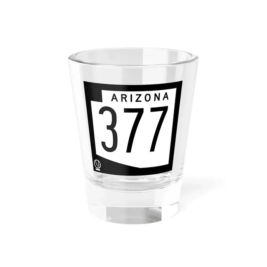 Arizona 377 1978 (Arizona) (Road Sign) Shot Glass 1.5oz 1.5oz - Go Mug Yourself