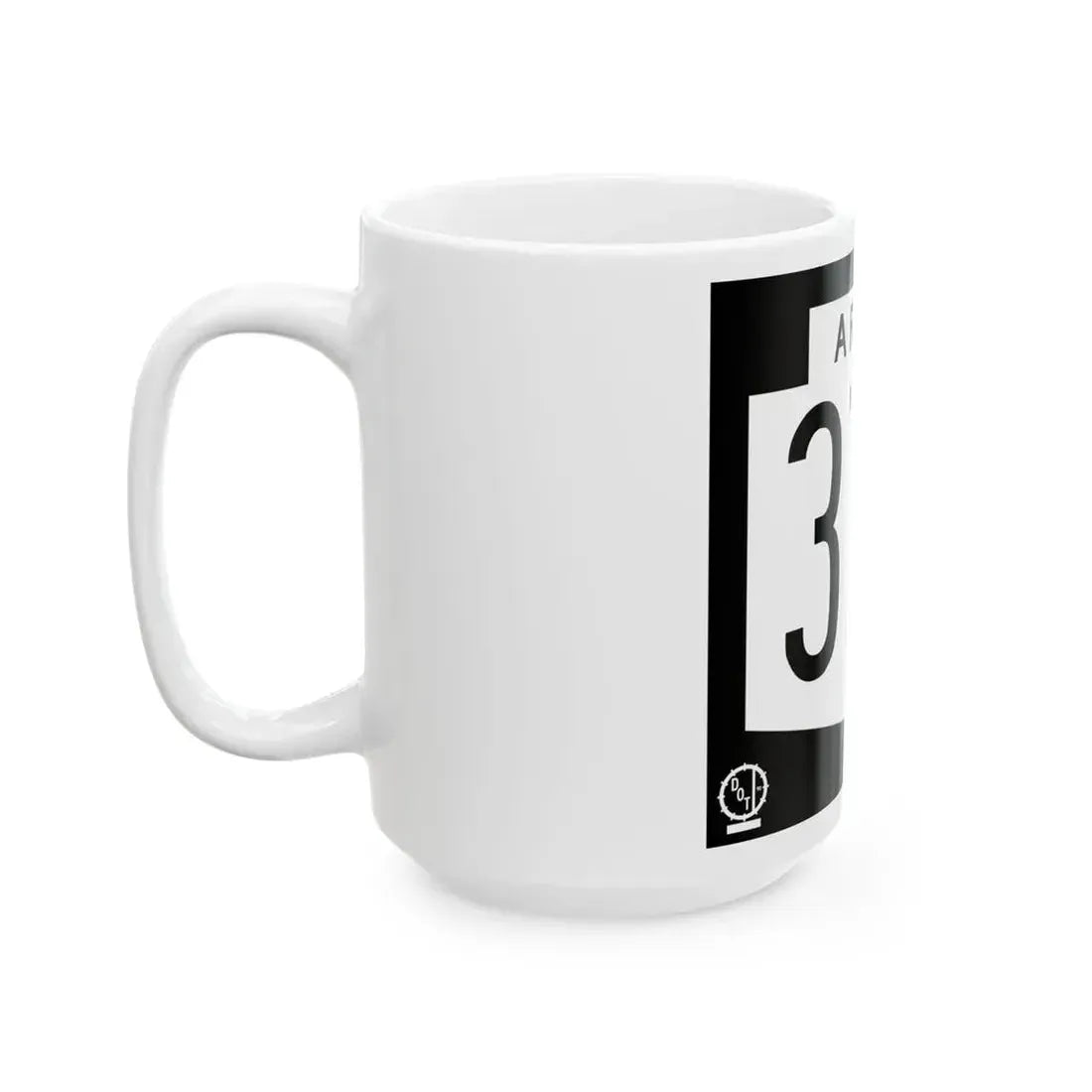 Arizona 377 1978 (Arizona) (Road Sign) White Coffee Mug - Go Mug Yourself
