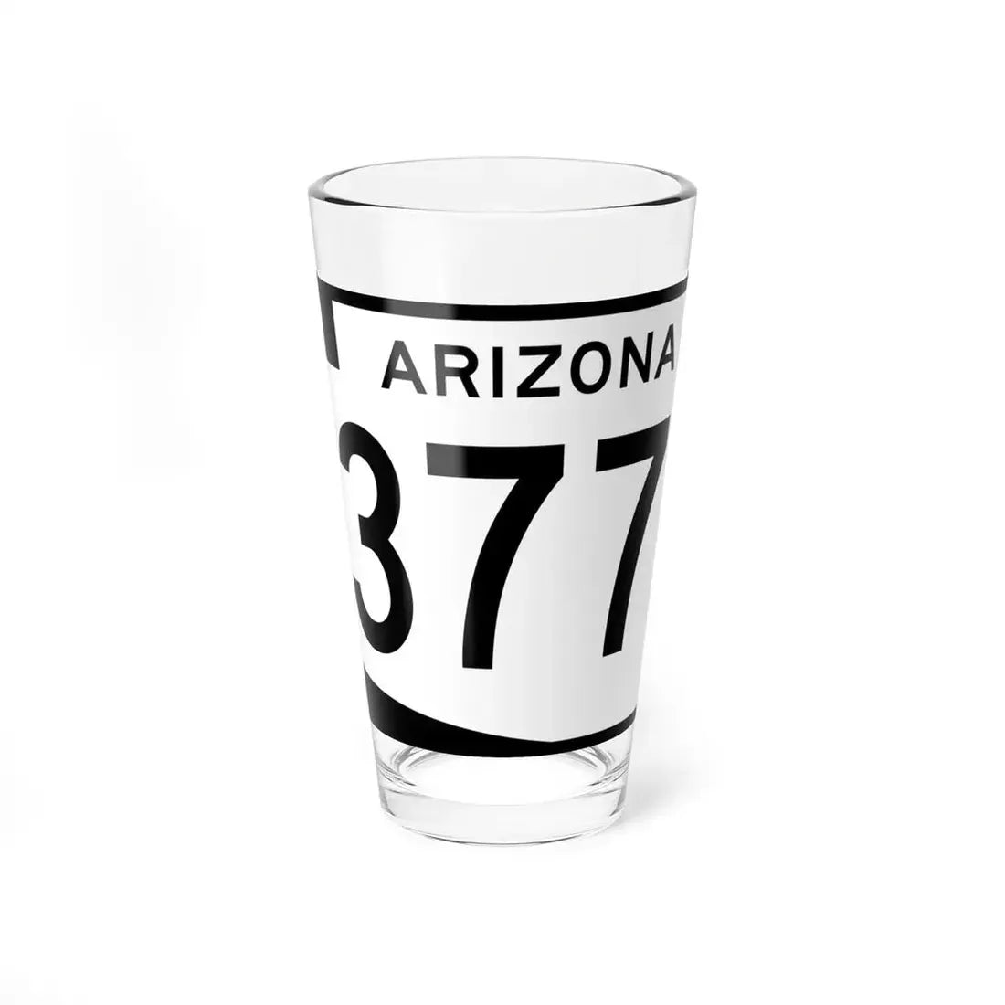 Arizona 377 (Arizona) (Road Sign) Pint Glss 16oz 16oz - Go Mug Yourself