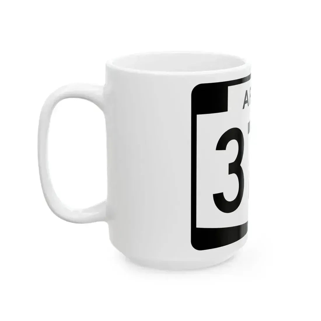 Arizona 377 (Arizona) (Road Sign) White Coffee Mug - Go Mug Yourself