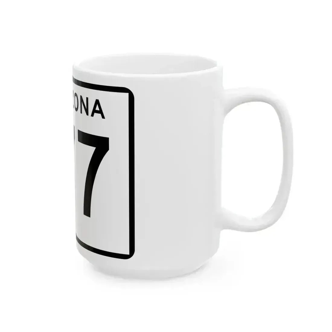 Arizona 377 (Arizona) (Road Sign) White Coffee Mug - Go Mug Yourself
