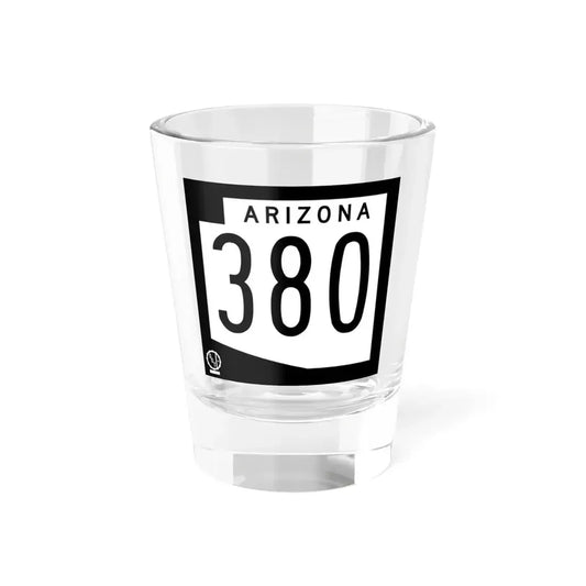 Arizona 380 1978 (Arizona) (Road Sign) Shot Glass 1.5oz 1.5oz - Go Mug Yourself