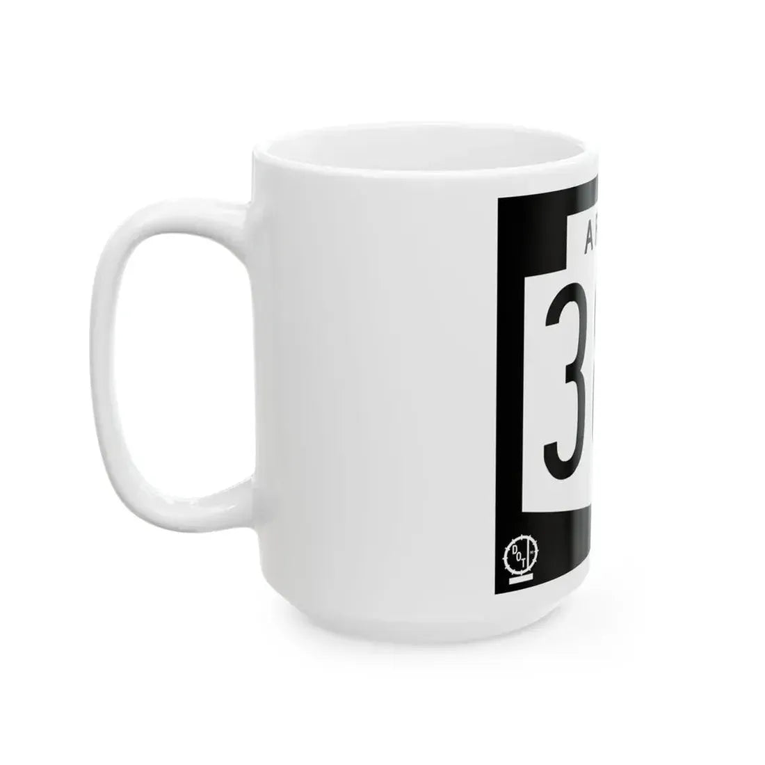 Arizona 380 1978 (Arizona) (Road Sign) White Coffee Mug - Go Mug Yourself