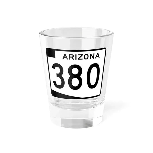 Arizona 380 (Arizona) (Road Sign) Shot Glass 1.5oz 1.5oz - Go Mug Yourself