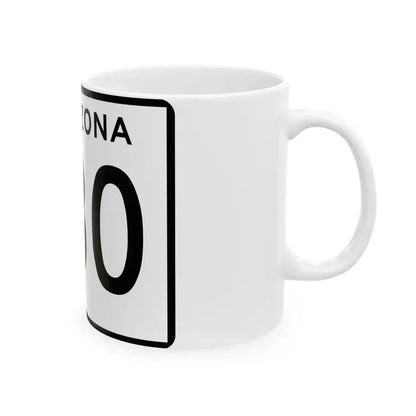 Arizona 380 (Arizona) (Road Sign) White Coffee Mug - Go Mug Yourself