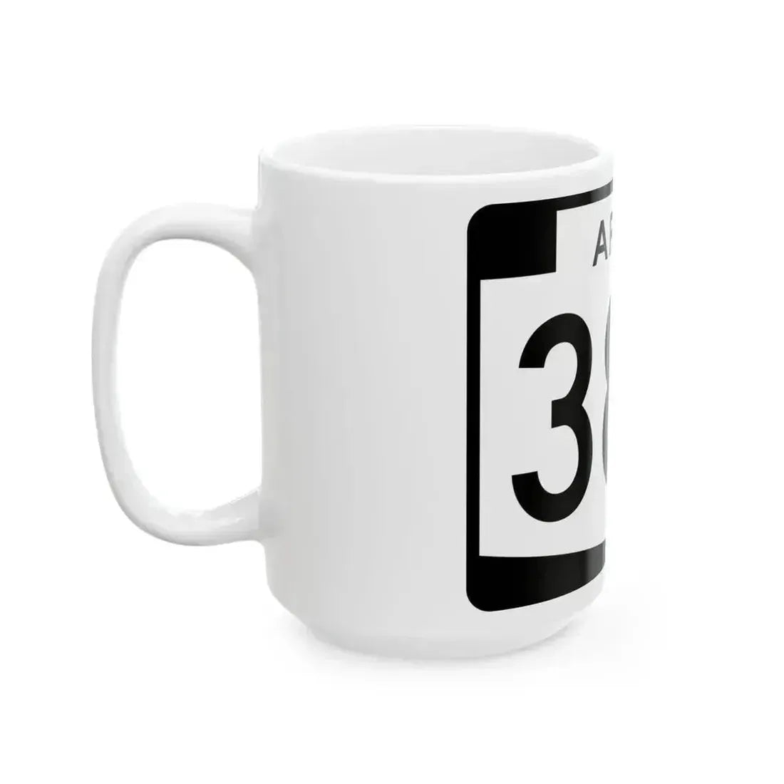 Arizona 380 (Arizona) (Road Sign) White Coffee Mug - Go Mug Yourself