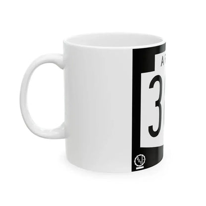Arizona 386 1978 (Arizona) (Road Sign) White Coffee Mug - Go Mug Yourself