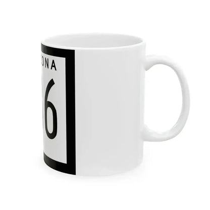 Arizona 386 1978 (Arizona) (Road Sign) White Coffee Mug - Go Mug Yourself