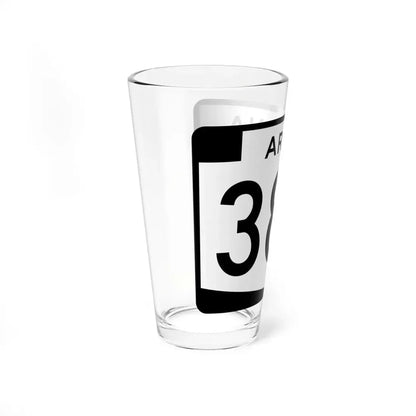 Arizona 386 (Arizona) (Road Sign) Pint Glss 16oz - Go Mug Yourself
