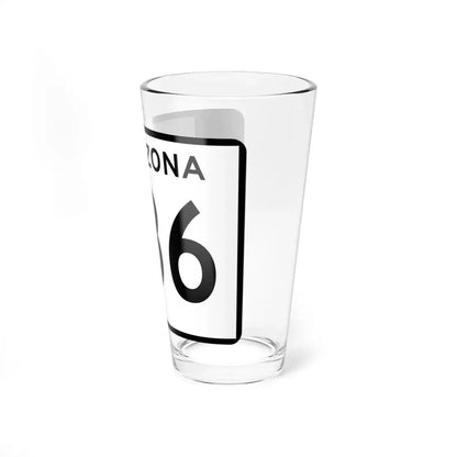 Arizona 386 (Arizona) (Road Sign) Pint Glss 16oz - Go Mug Yourself