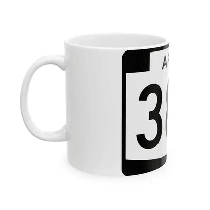 Arizona 386 (Arizona) (Road Sign) White Coffee Mug - Go Mug Yourself