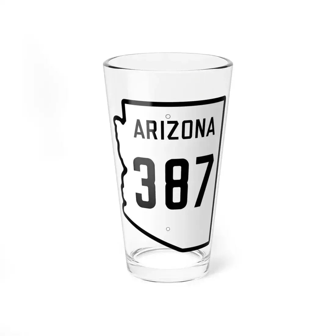 Arizona 387 1941 (Arizona) (Road Sign) Pint Glass 16oz 16oz - Go Mug Yourself