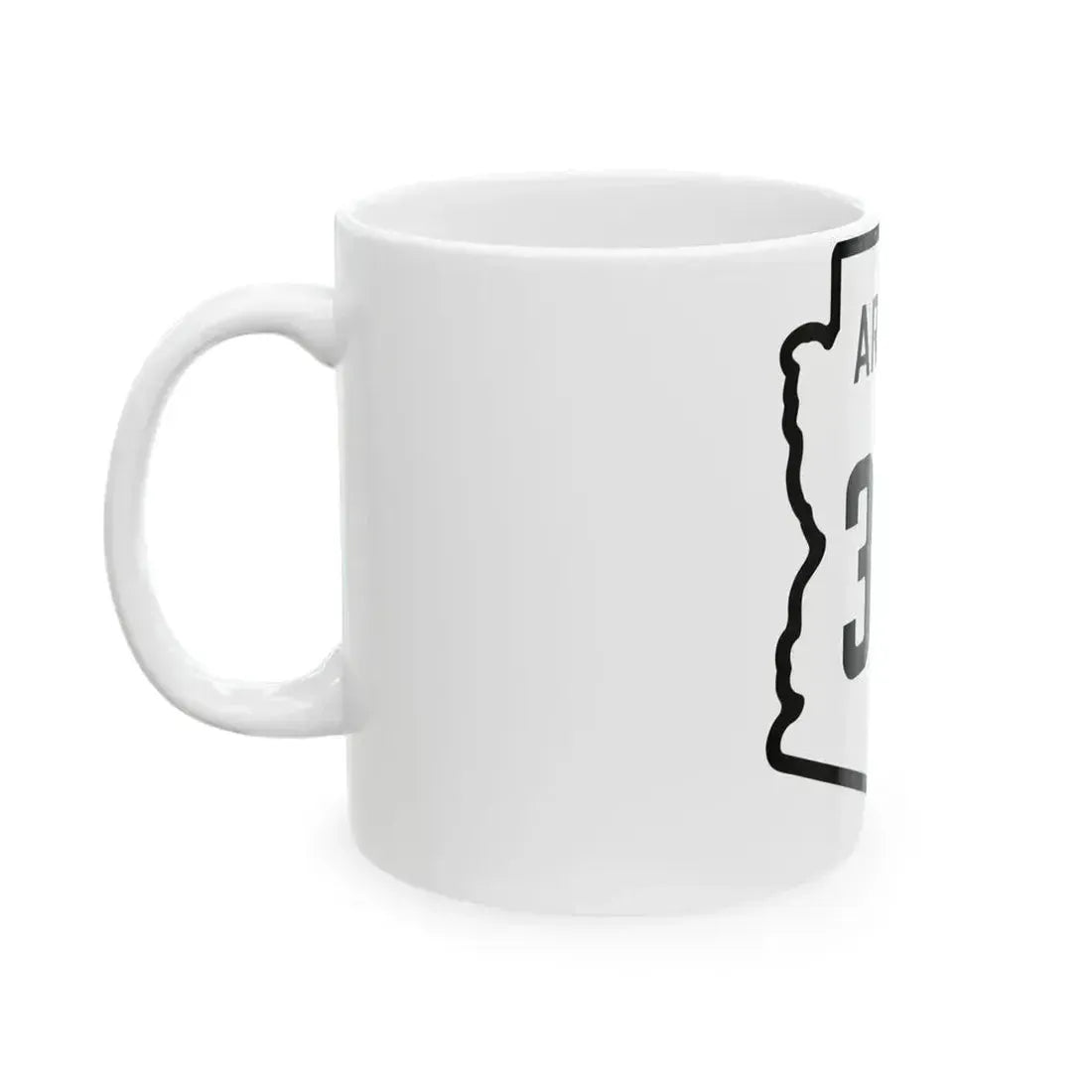 Arizona 387 1941 (Arizona) (Road Sign) White Coffee Mug - Go Mug Yourself